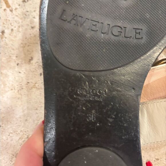 Gucci Marmont GG thong sandals 38 mystic white - Picture 6 of 6